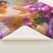 Sensueel portret sherpa deken (3/4)