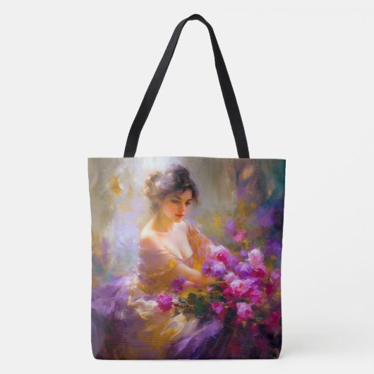 Sensueel portret tote bag (Voorkant)