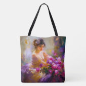 Sensueel portret tote bag (Achterkant)