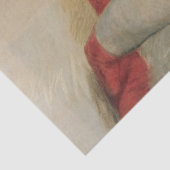 Sensueel Vrouw Beauty met Rode Kousen Tissuepapier (Detail)