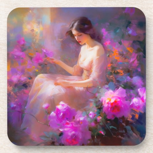 Sensuele elegantie bier onderzetter (Voorkant)