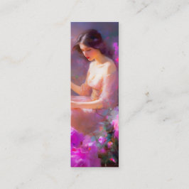 Sensuele elegantie Bladwijzer Mini Visitekaartje