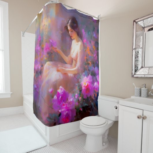 Sensuele elegantie douchegordijn (In situ)