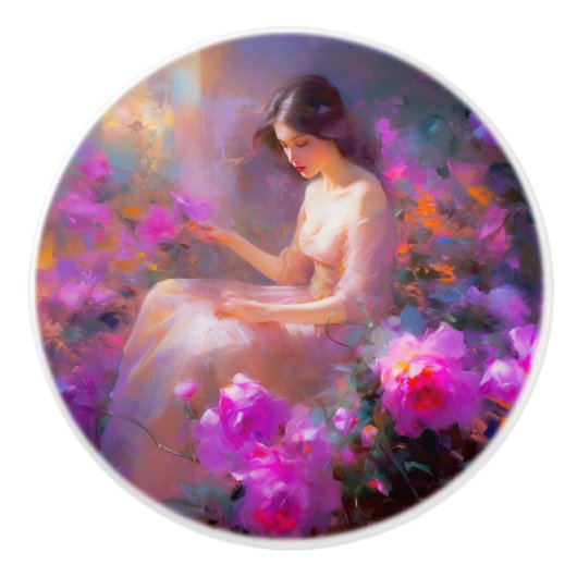 Sensuele elegantie keramische knop (Voorkant)