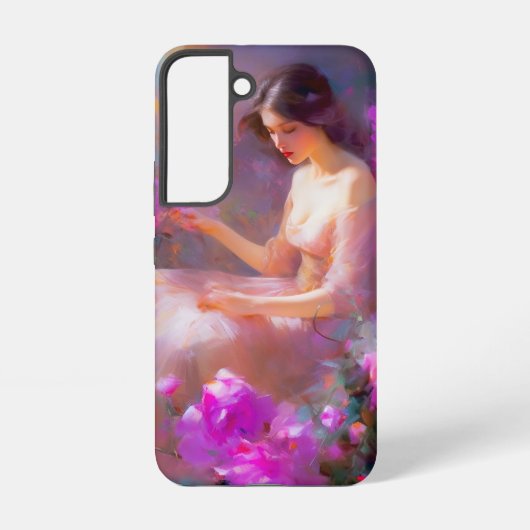 Sensuele elegantie samsung galaxy hoesje (Achterkant)