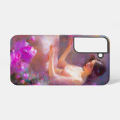 Sensuele elegantie samsung galaxy hoesje (Achterkant horizontaal)