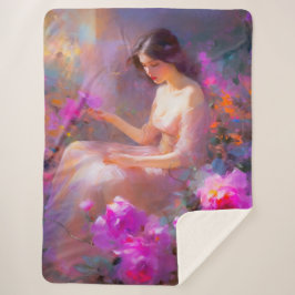 Sensuele elegantie sherpa deken