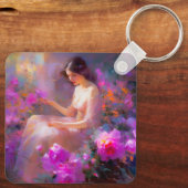 Sensuele elegantie sleutelhanger (Achterkant)