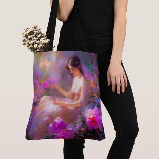 Sensuele elegantie tote bag (Dichtbij)