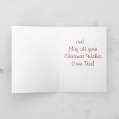 Sensuele Kerstmis Feestdagen Kaart (Binnen)