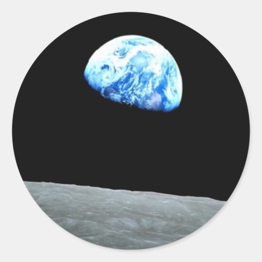 Sensuele MAAN nacht: Ideaal toevoegen Groet Tekst Ronde Sticker (Voorkant)