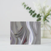 Sensuous Silver Briefkaart (Staand voorkant)