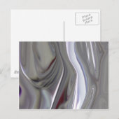 Sensuous Silver Briefkaart (Voorkant / Achterkant)
