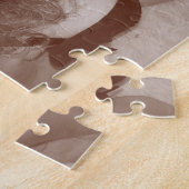 Sensuous Woman in lingerie, rijpe natuur Legpuzzel (Zijkant)