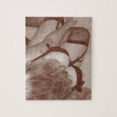 Sensuous Woman in lingerie, rijpe natuur Legpuzzel (Verticaal)