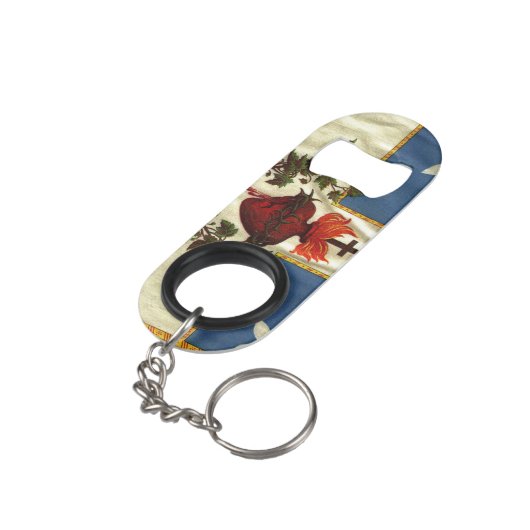 Sensus Fidelium Bottle Open Sleutelhanger Mini Flessenopener (Achterkant Gekanteld)