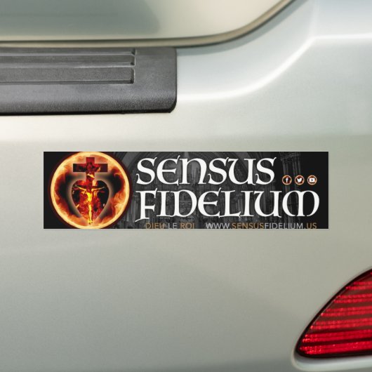 Sensus Fidelium Bumper Sitcker Bumpersticker (Op auto)