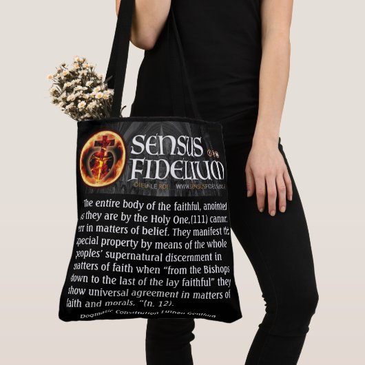 Sensus Fidelium katholiek "Sense of the Faithful" Tote Bag (Dichtbij)