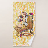 Senta badet gemütlich... badhanddoek (Badhanddoek)