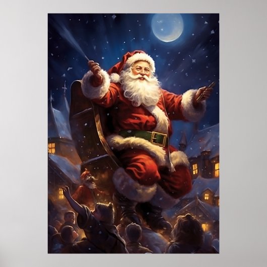 Sentaclouse wanddecor poster (Voorkant)