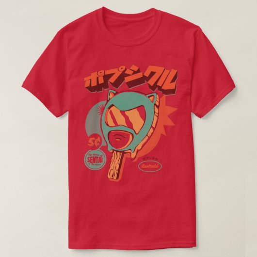 Sentai Ice Pop T-shirt (Design voorkant)