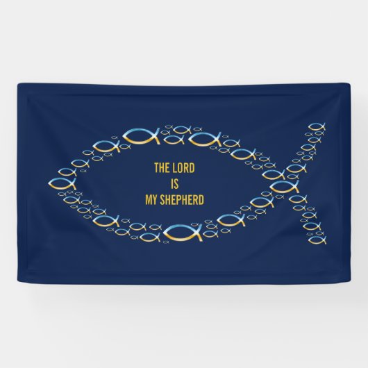 Sentence DE LORD IS MIJN SCHEPERD | Christelijke v Spandoek (Horizontaal)