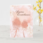 Sentido Pésame – Tarjeta de Condolencias Kaart (Gele Bloem)