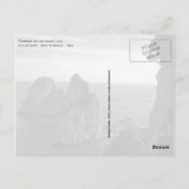 Sentiero dei Cacciatori, eiland Capri briefkaart (Achterkant)