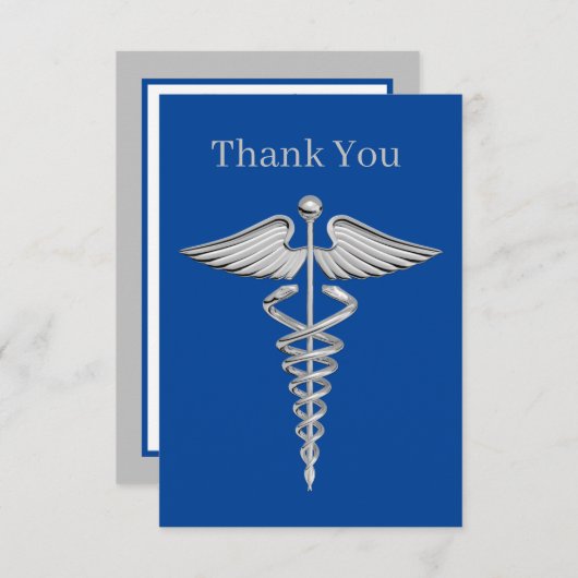 Sentiment verpleegster bedankkaart (Voorkant / Achterkant)