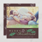 Sentimentaal | Fantastische kerstkaartenfoto's Feestdagenkaart (Voorkant / Achterkant)