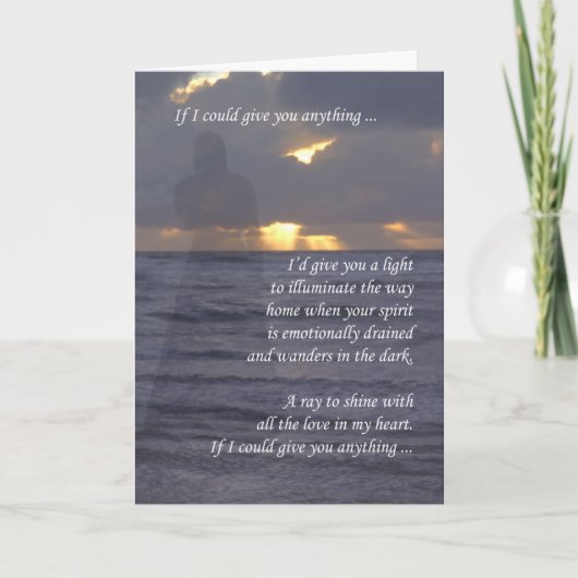 Sentimental Birthday Original Writing Kaart (Voorkant)