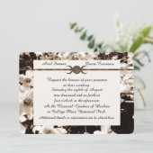 Sentimental Dogwood Triple Moon Handfasting Card Kaart (Staand voorkant)