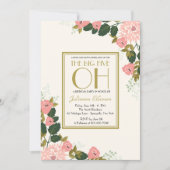 Sentimental Floral Invitation Kaart (Voorkant)