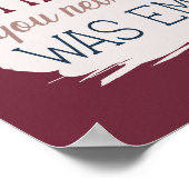 Sentimental Grandparent's Day Quote Keepomwille Gi Poster (Hoek)