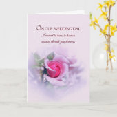 Sentimental Jubileum Weduwen met Roos Kaart (Gele Bloem)