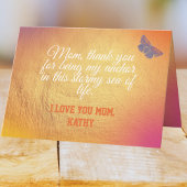 Sentimental Keepsake Elegant Modern Moederdag Kaart