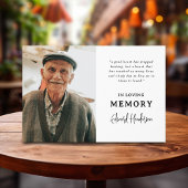 Sentimental Keepsake Funeral Photo Gastenboek