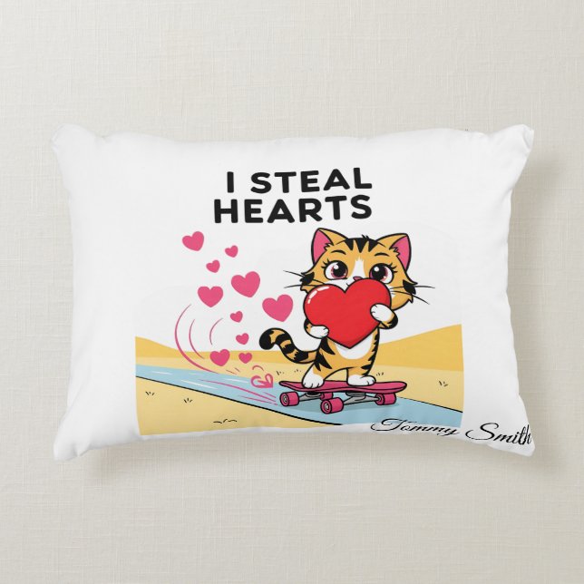 Sentimental Modern Valentijn Kussens voor huisdier (Voorkant)