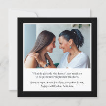 Sentimental Moederdag Quote en Foto