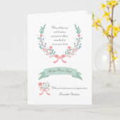 Sentimental Nurses Day Thank You Card Kaart (Gele Bloem)