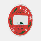 Sentimental Pet Ornament | All You Need is Love an (Rechts)