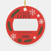 Sentimental Pet Ornament | All You Need is Love an (Achterkant)