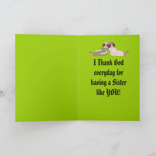 Sentimental Sisters kaart (Binnen)