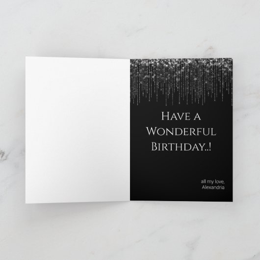Sentimental Star Shining Birthday Bright Lovely Kaart (Binnen)