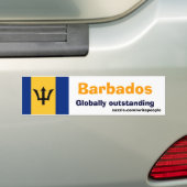Sentimentale barbados bumpersticker (Op auto)