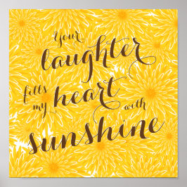 sentimentale lachen vult mijn hartkwalen poster