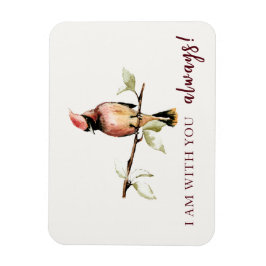 Sentimenteel ben ik altijd bij je, Red Cardinal Magneet