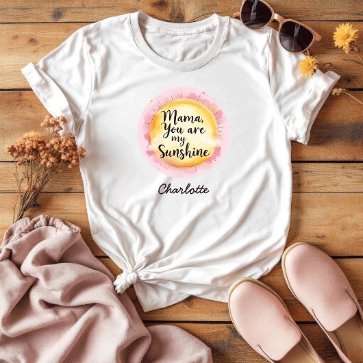 Sentimenteel cadeau voor mama | Jij bent mijn zonn T-shirt
