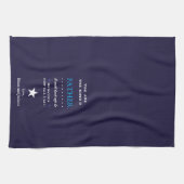 Sentimenteel cadeau voor papa theedoek (Horizontaal)