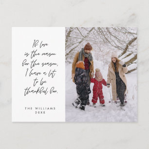 Sentimenteel, Vrolijk Kerstfeest, Familiefoto Briefkaart